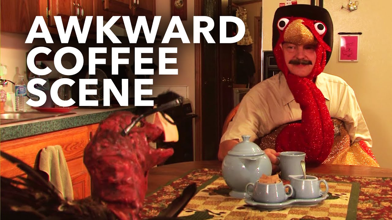 ThanksKilling - Turkie and Sheriff Coffee Scene