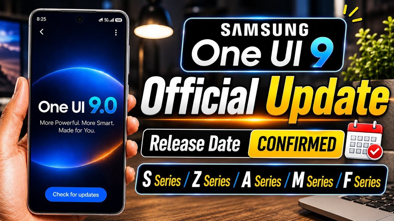 One UI 9 Official UPDATE Confirm Release Date | Samsung S25 S24 S23 A56 A35 A55 A16 A16 F16 M56 Etc