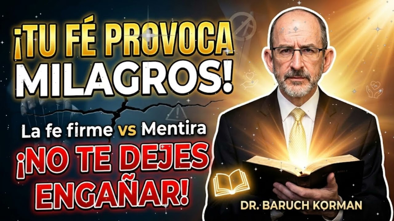 Tu fé provoca milagros | A menos que tengas fe firme te pueden engañar- Dr. Baruch Korman