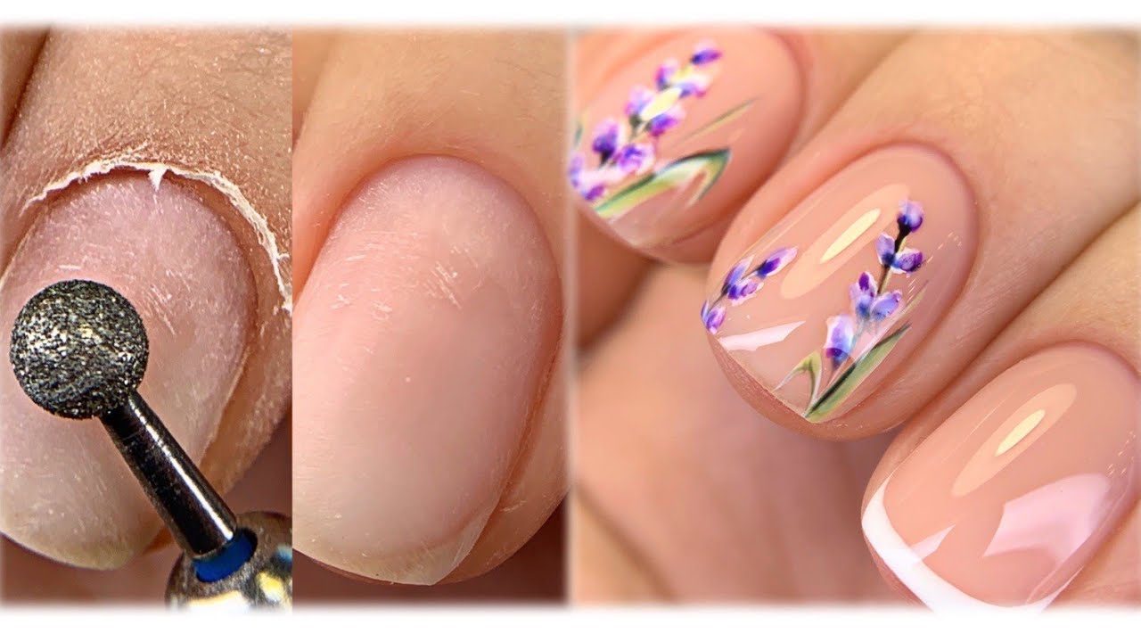 Френч😍Аппаратный маникюр💅Рисунки гель лаком I Дизайн ногтей