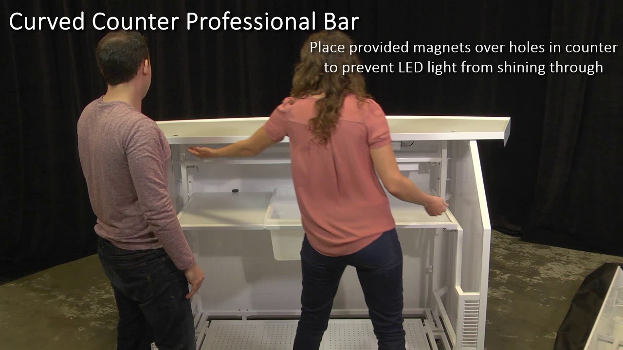 Curved Counter Professional Bar