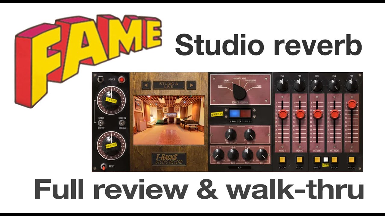 IK Multimedia T-RackS FAME studio reverb review