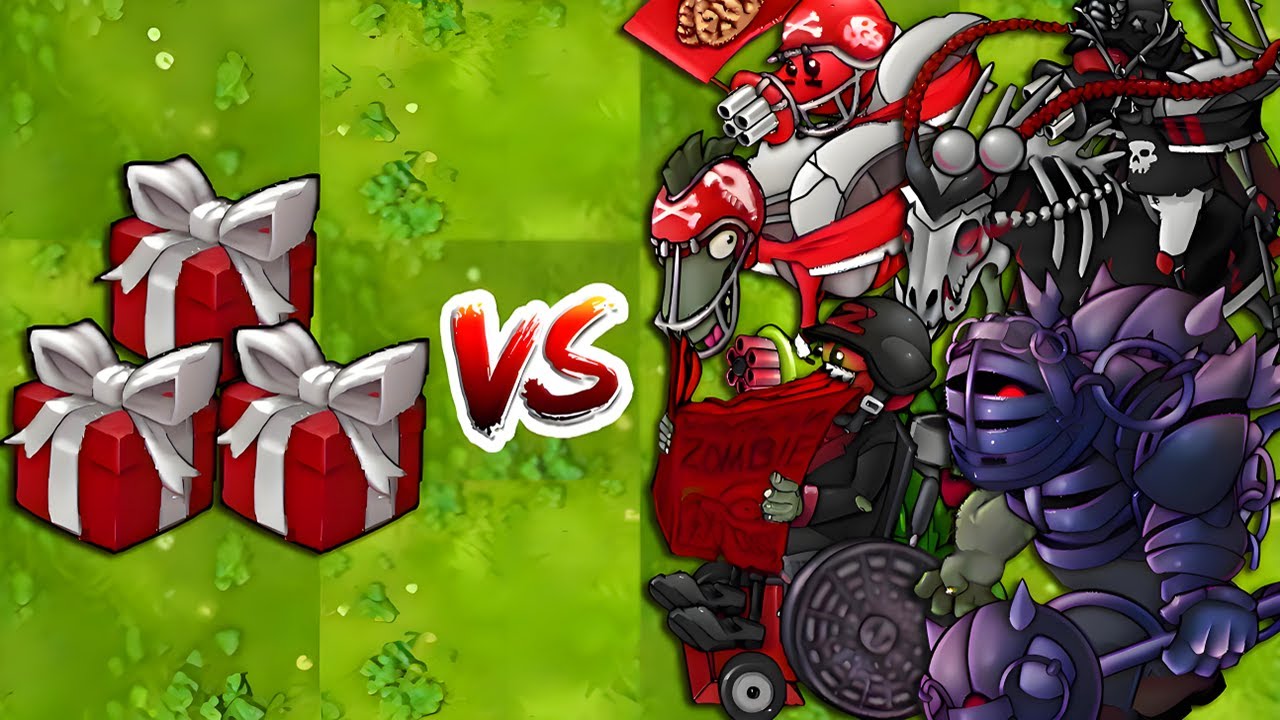 PVZ Fusion 3.1 Challenge - Random 3 Plants Box vs 30 All Zombies - Who Will Win?
