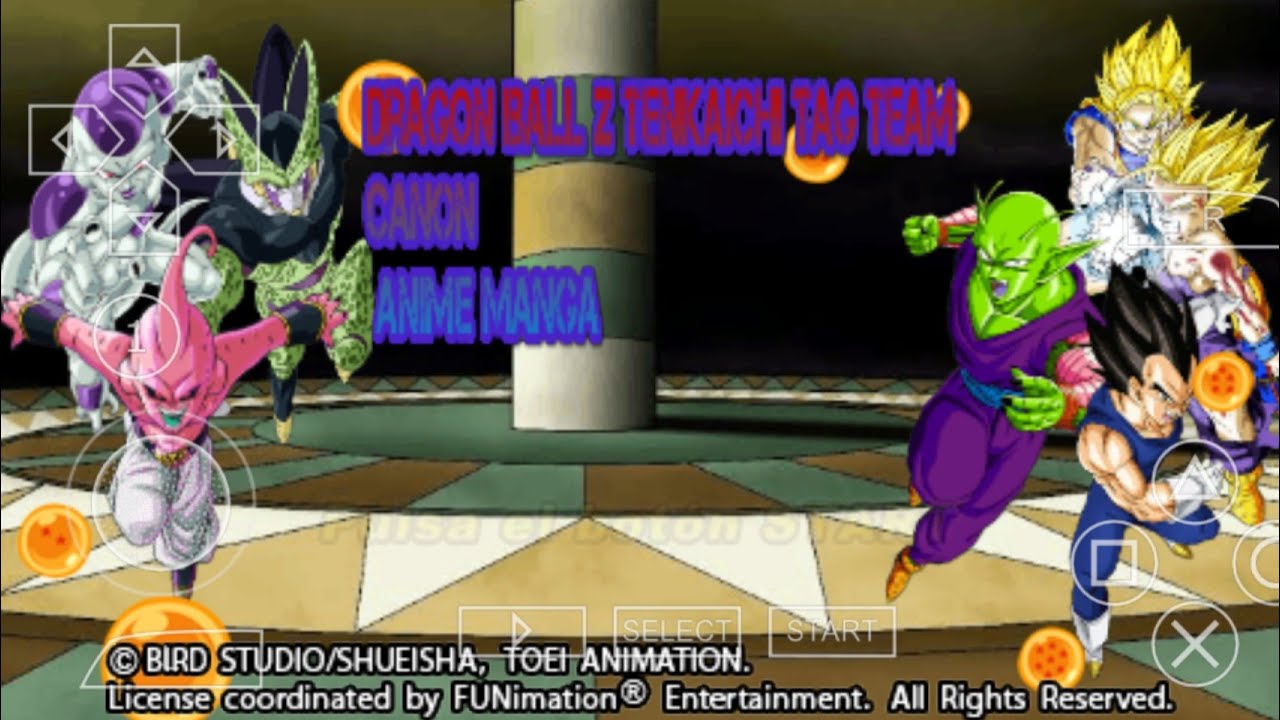 Download New iso v1 DBZ TTT canon anime & manga with menu permanent epic mod 2021.