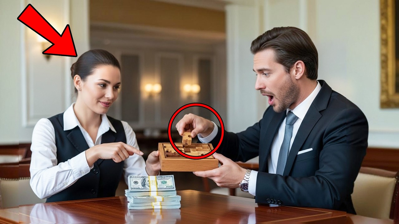 Rich Man Bet $10,000 the Waitress Would Fail His Puzzle — Her Fast Win Left Him Silent