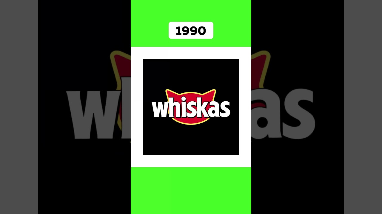 История Логотипа Whiskas 🐈 #Whiskas #Вискас #История #Логотип #КошачийКорм #Logo #Подпишись #Shorts