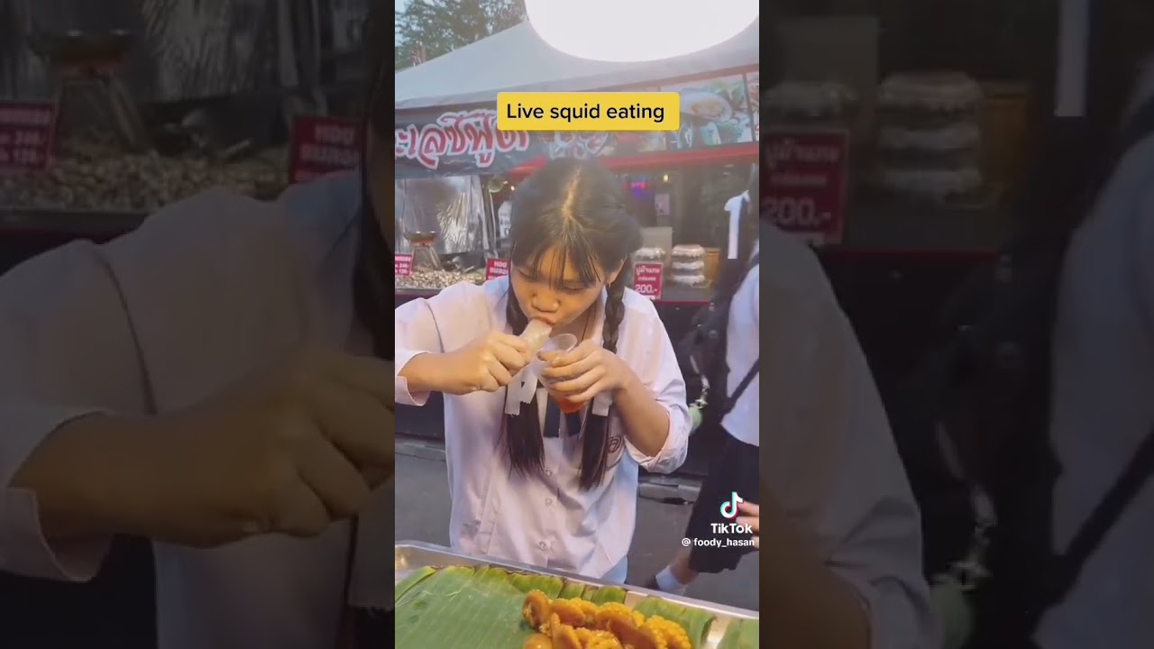 Live Squid Eating #mukbang #asmr #eatingshow #mukbangers #seafood #eating #koreanfood #spicyfood