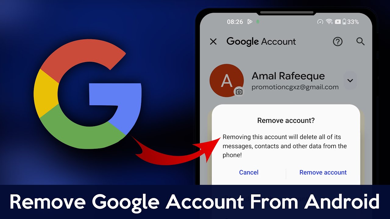 How to Remove Google Account From Android Phone (Quick & Easy)