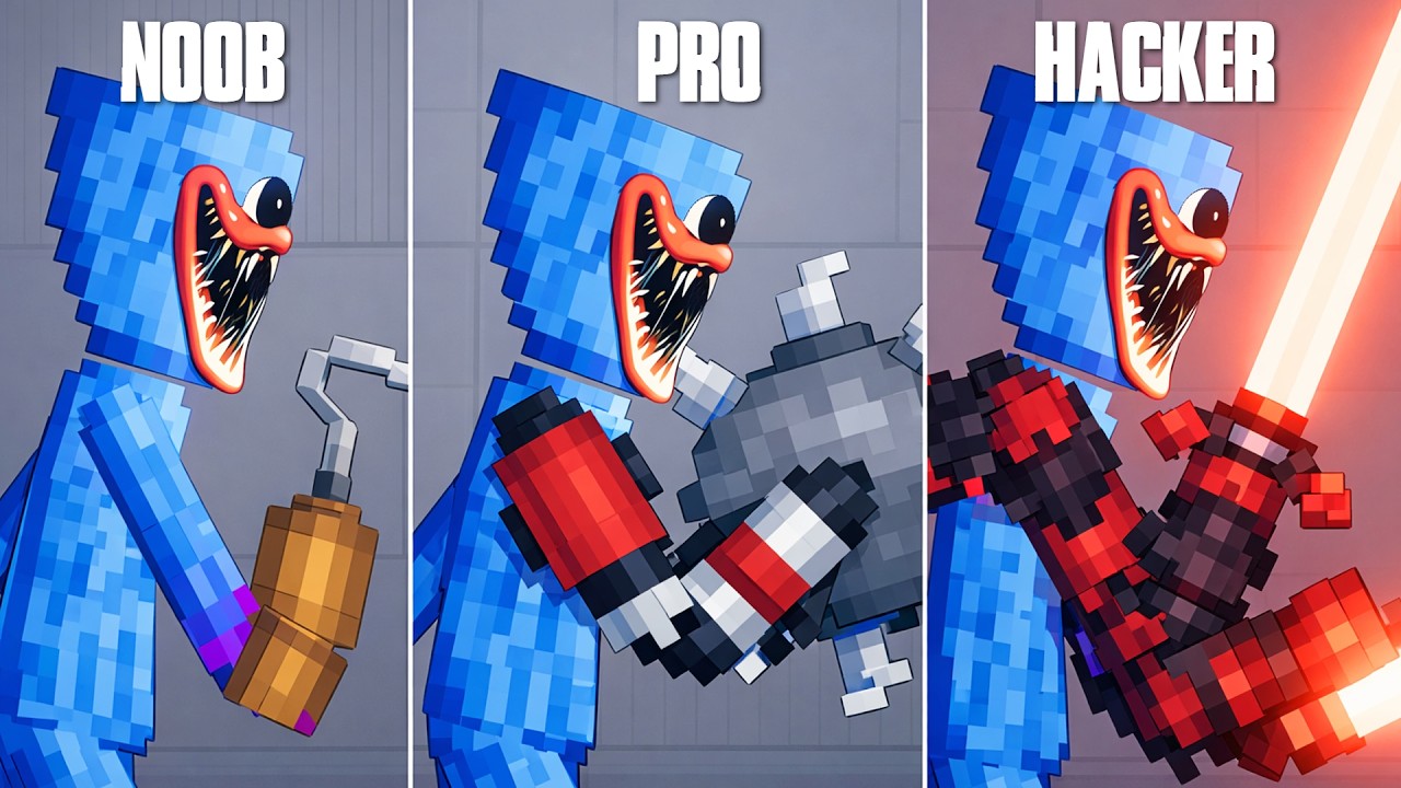 Upgrading Huggy Wuggy Arm to HACKER Level ??