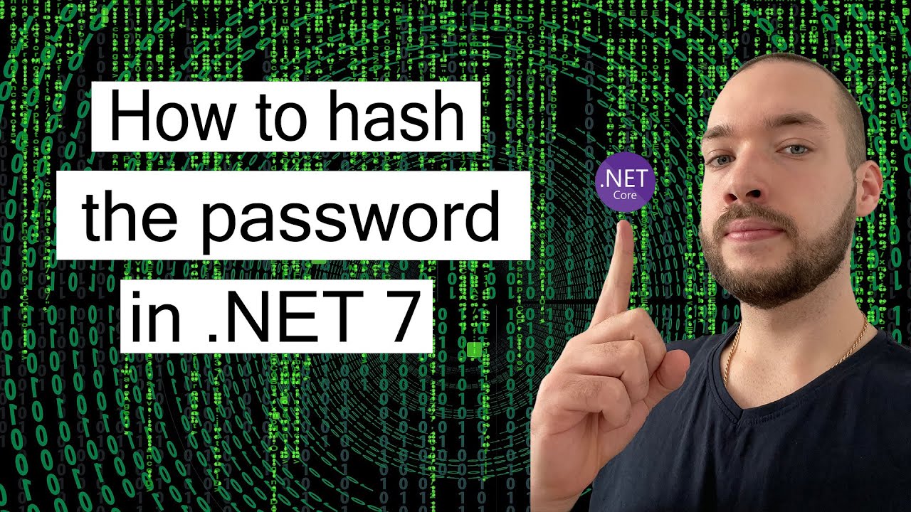 How to hash password in .NET