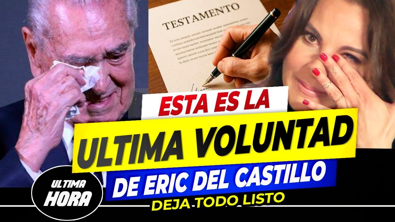 😭💔Eric del Castillo ya tiene Listo 