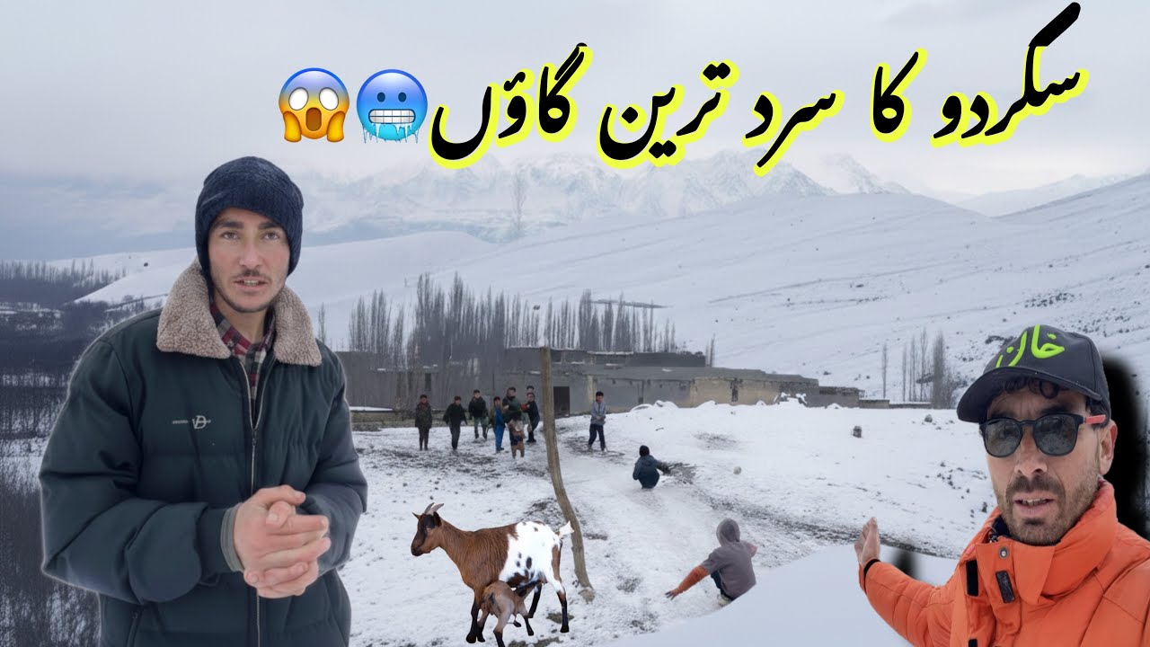 Hidden Snow Village in Skardu Mountains ❄️ | Extreme Winter Life in Pakistan