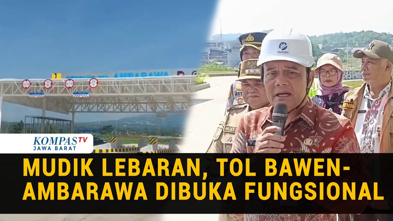 Tol Bawen-Ambarawa Dibuka Fungsional, Gubernur Jateng Tinjau Langsung Exit Ambarawa