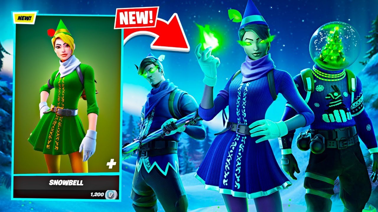New MINTY ELF Skin! Winning in Duos w/ My Girlfriend! (Fortnite)
