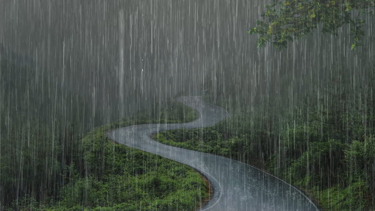 Lluvia Relajante Para Dormir Rápido en 3 Minutos - Ruido de Lluvia en el Selva Tropical - ASMR