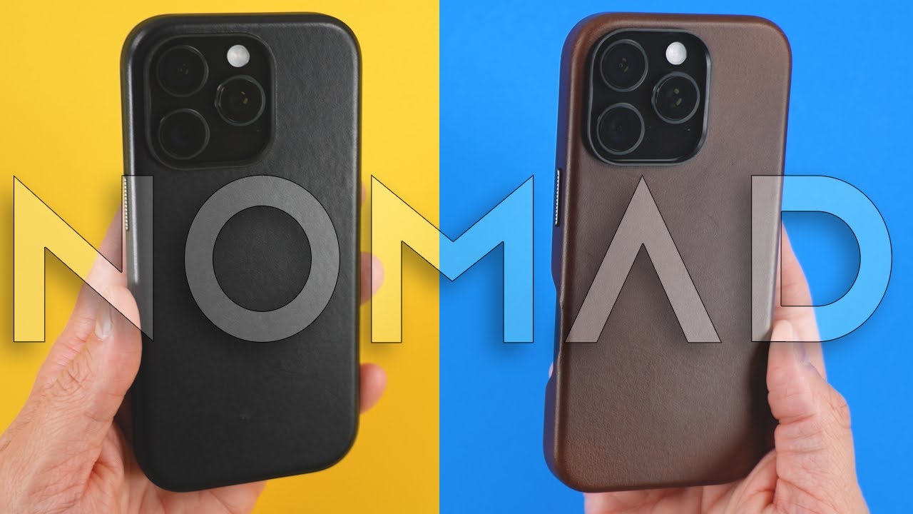 Современные и традиционные кожаные чехлы Nomad для iPhone 16 Pro