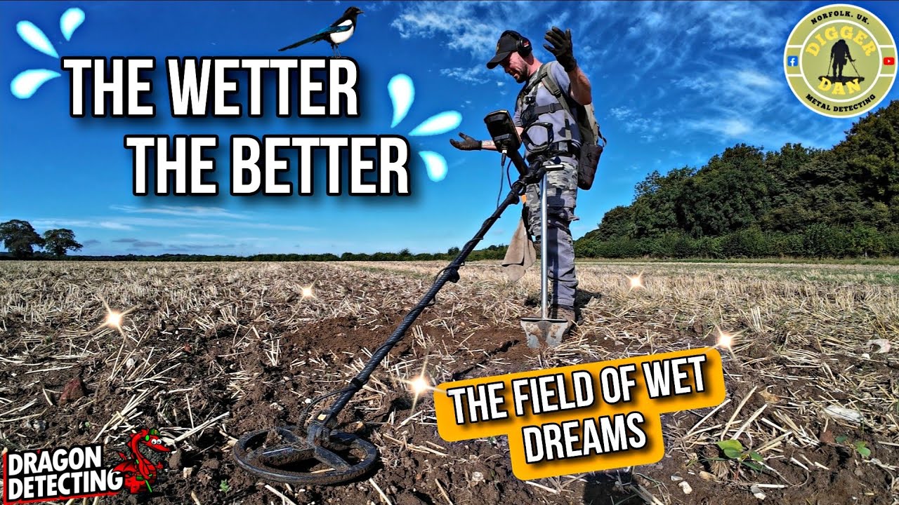 The Wetter The Better 💦 | The Field Of Wet Dreams | Metal Detecting UK 🇬🇧 | #video #vlog #youtube 