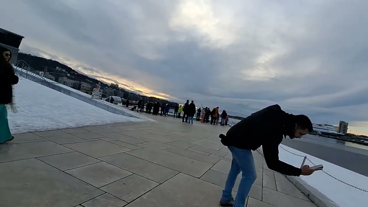 Oslo opera house in the heart of Oslo the capital of norway 