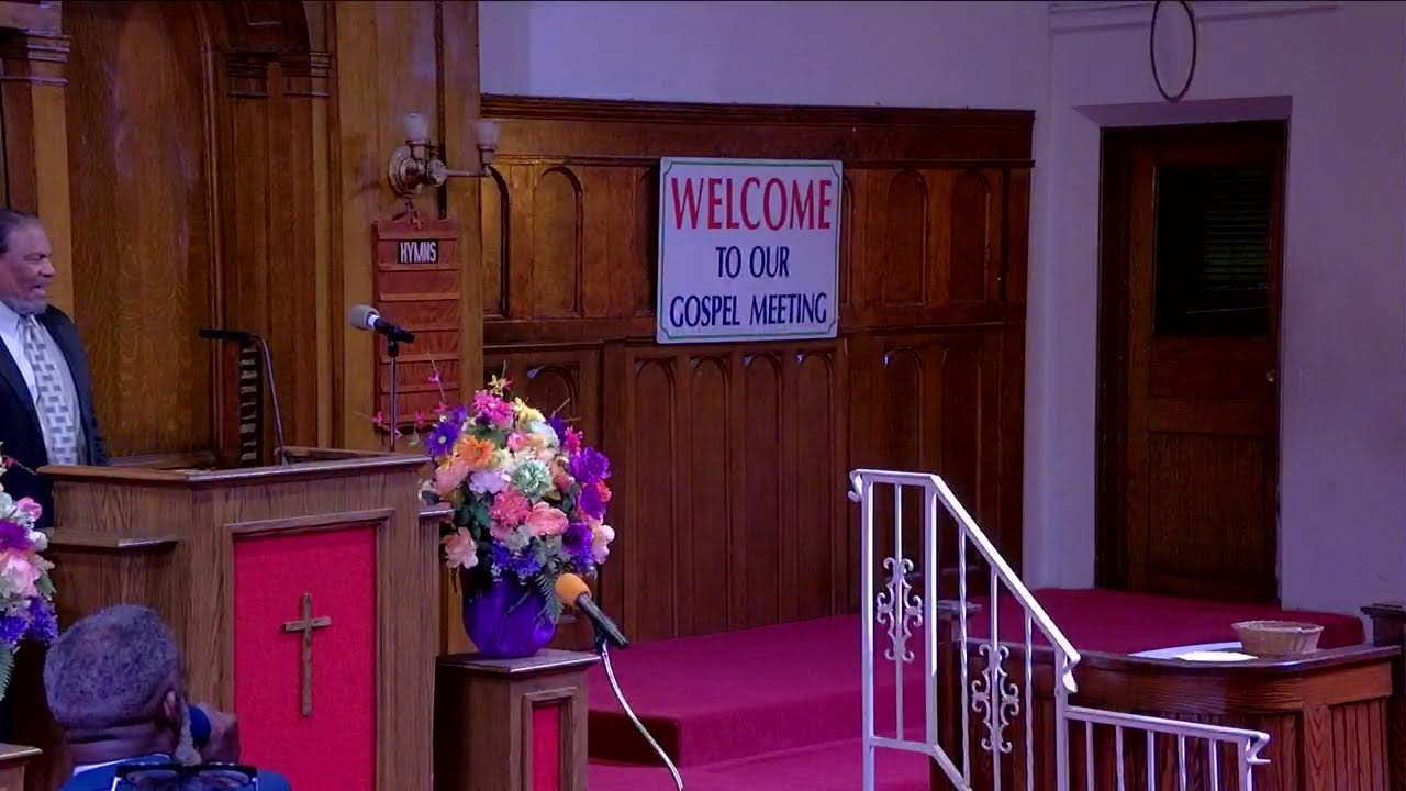 The Greatest Commandment; Dr OJ Shabazz; Gospel Meeting; 5/21/25; Mark 12:28-31
