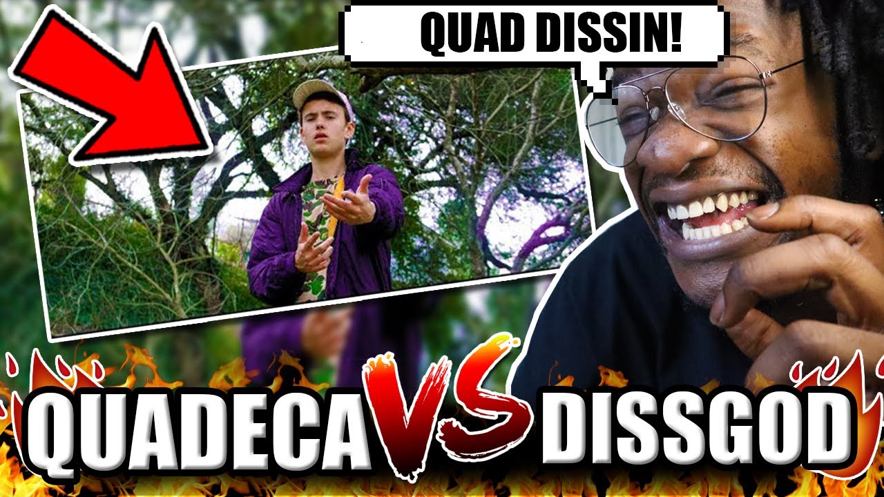 Quadeca Vs Diss God !? | Quadeca - THE END OF DISS GOD (RiceGum Ghostwriter Diss Track) (REACTION!)