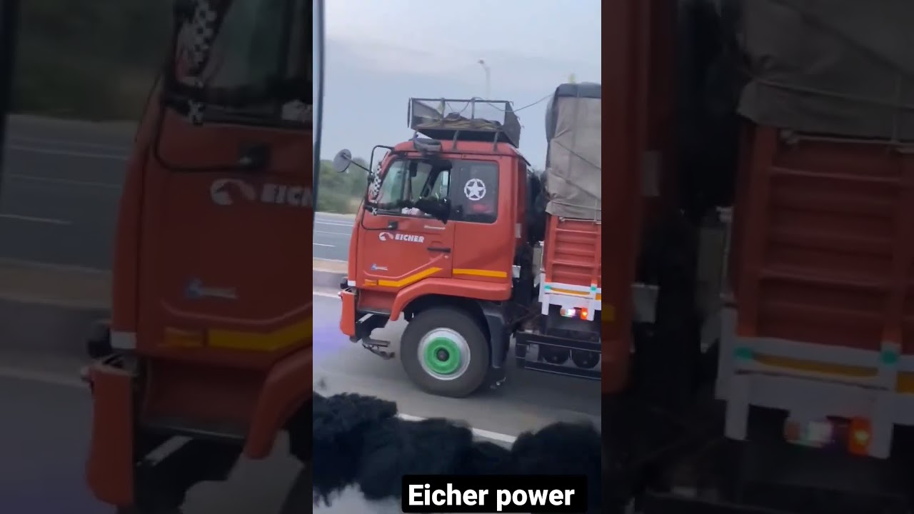 Eicher truck full speed on nh highway 🚛🥰