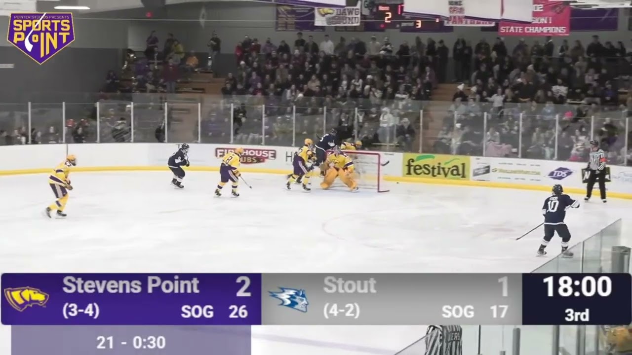 (WBA Submission) UWSP Men's Hockey - Alex Proctor Tackle