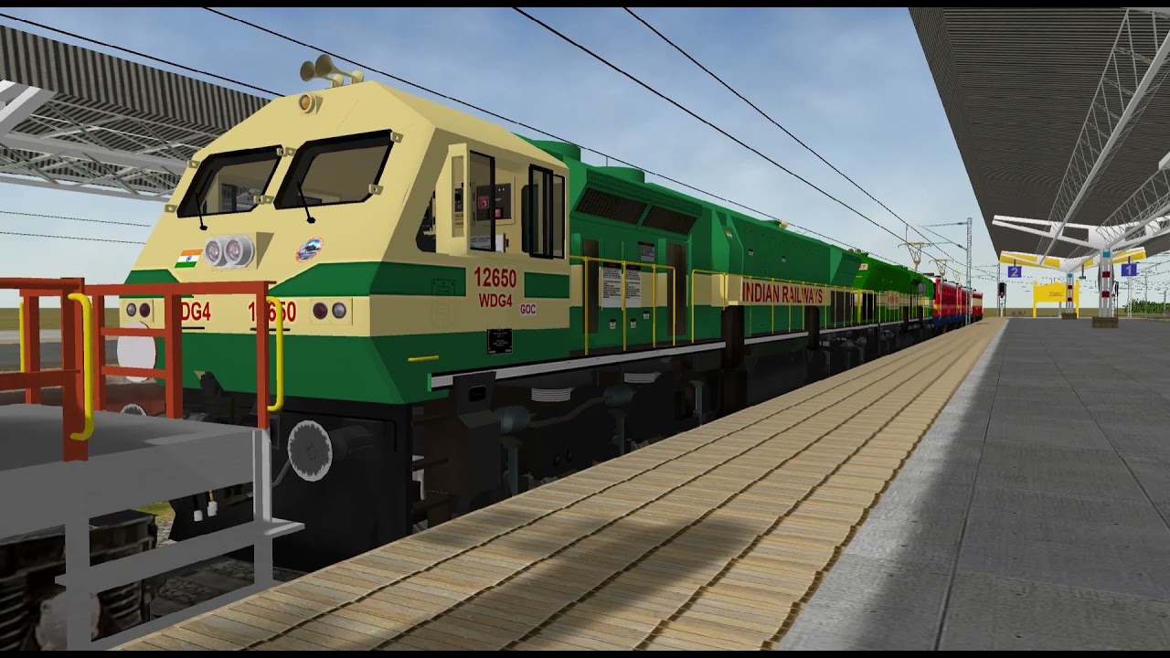 WAP-1 Triplets rescue a freight train with dead EMD twins!
