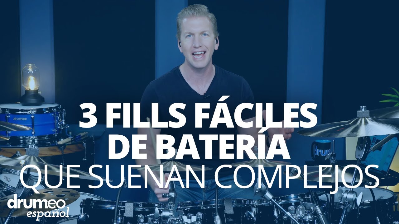 3 Fills fáciles de batería que suenan complejos.