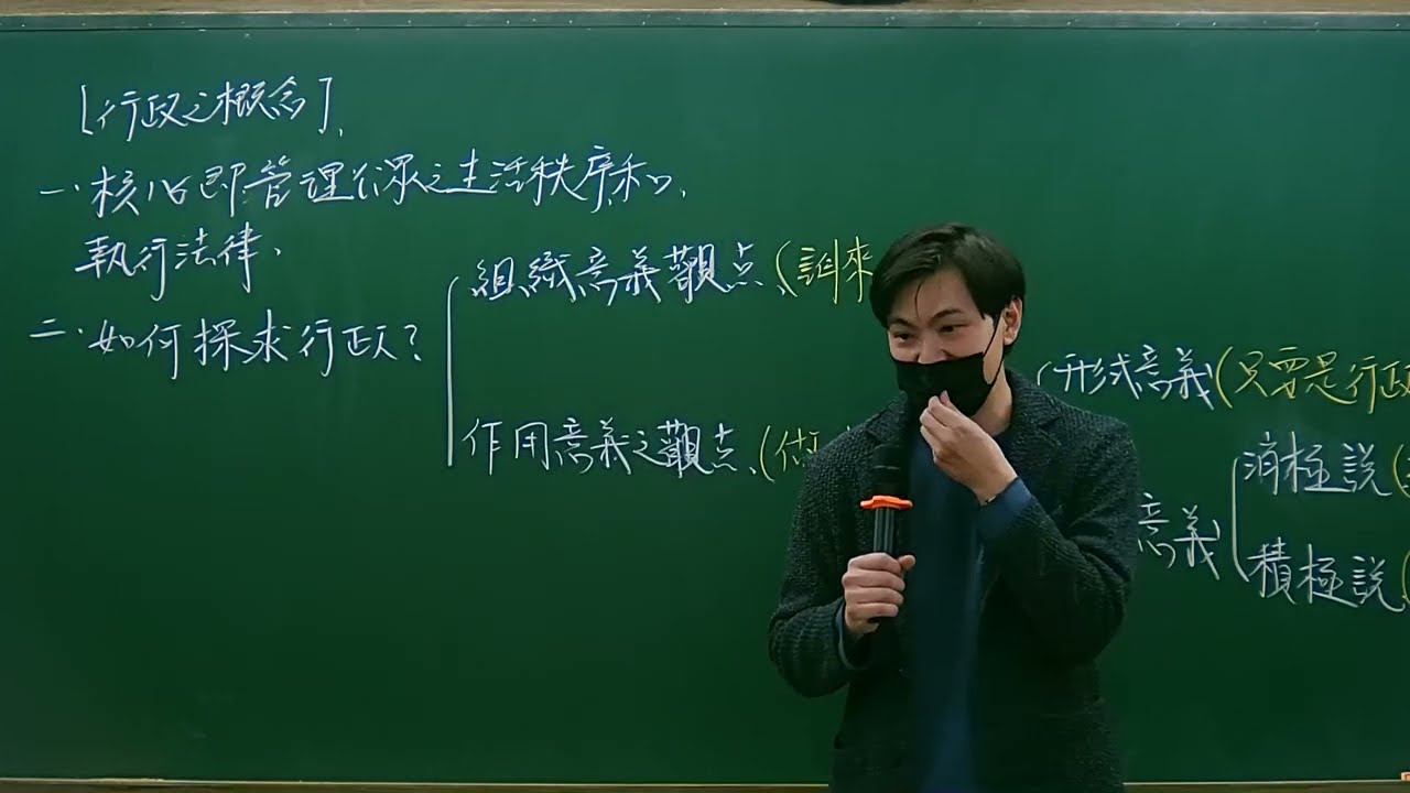 行政法正規班－第一堂課程體驗｜郭羿(郭耘豪)【台中學儒公職補習班】