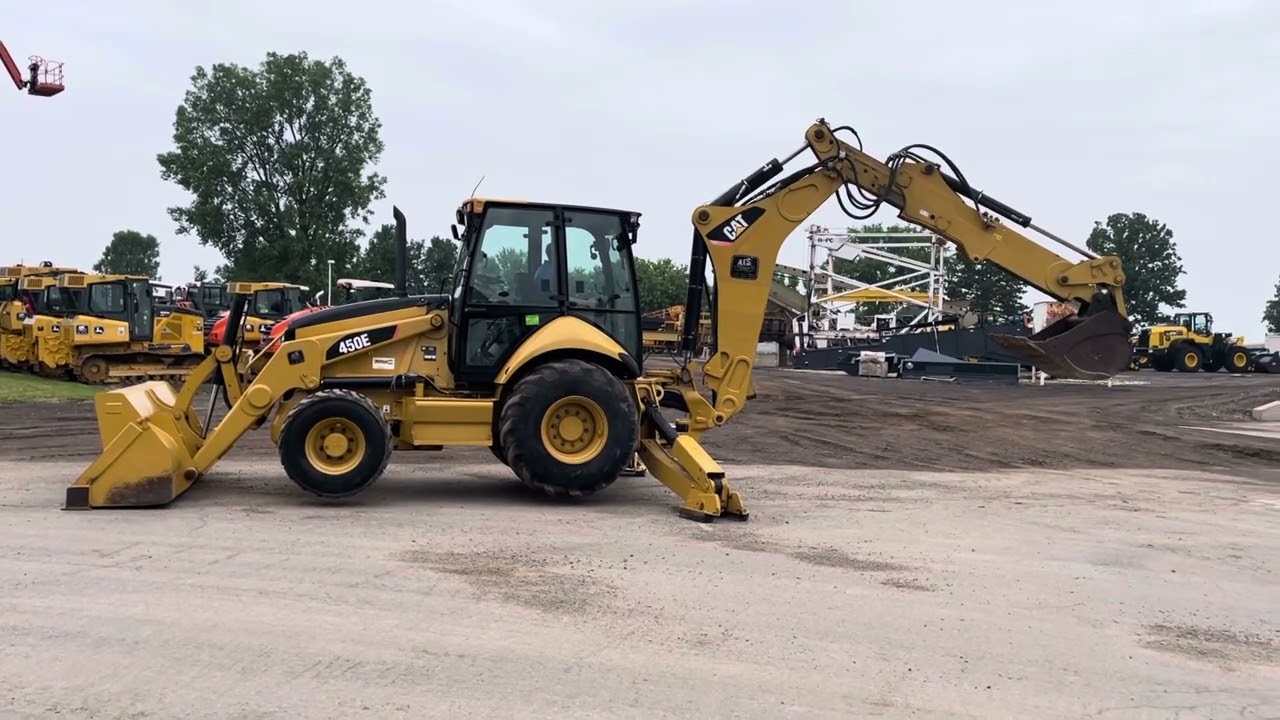 CAT 450E Loader Backhoe H228414