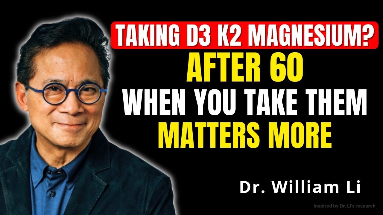 Why Vitamin D3, K2, and Magnesium Work Differently After 60 — Timing Explained | Senior Health