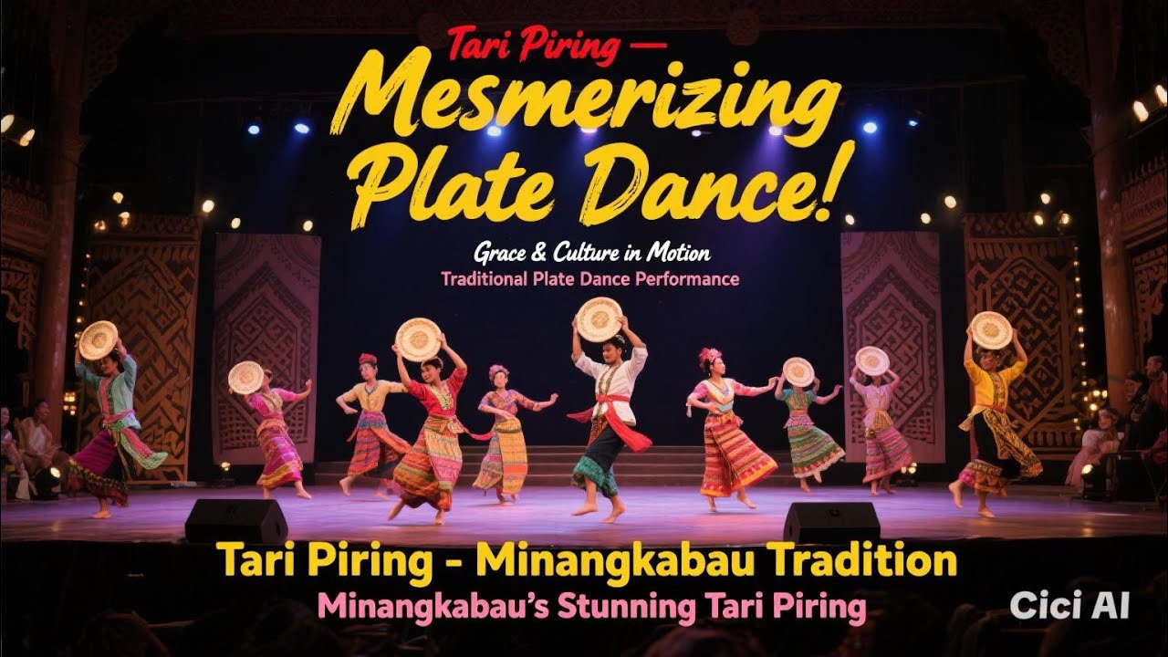 Plate Dance Performance in Minangkabau | Traditional Minangkabau Culture