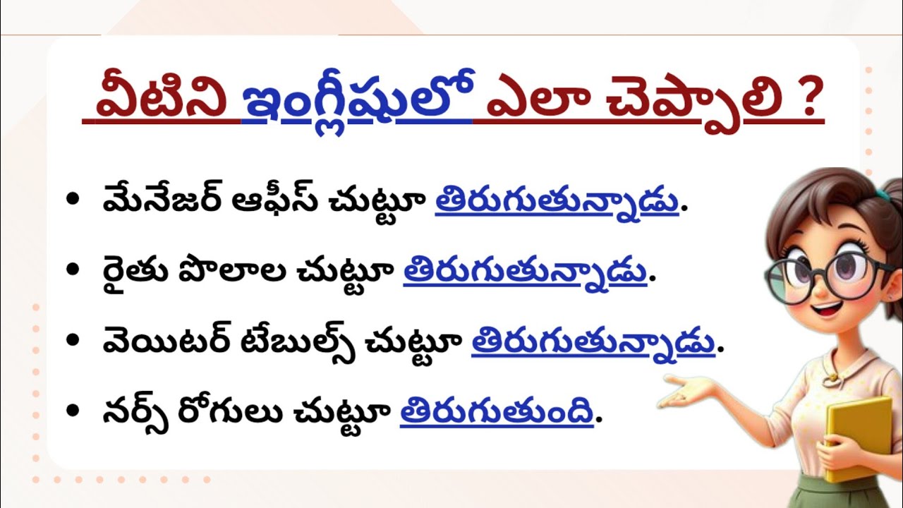 Daily use English Sentences in Telugu | Learn English Sentences with Telugu meaning | Ashu Official