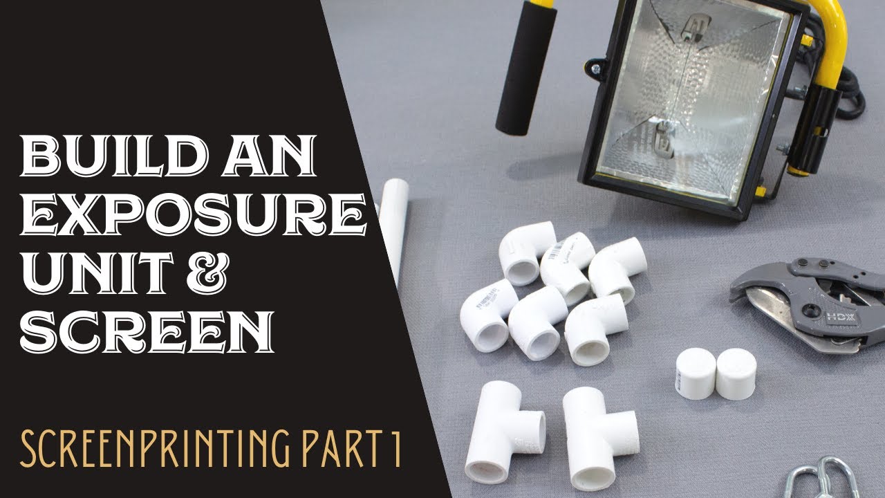 DIY Screenprinting Exposure Unit and DIY Printing Screen