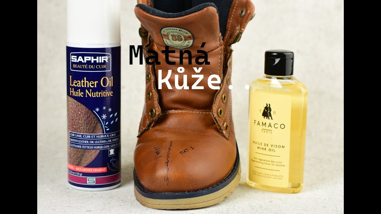 Jak ošetřit boty z matné kůže? #how to care about oiled leather shoes?