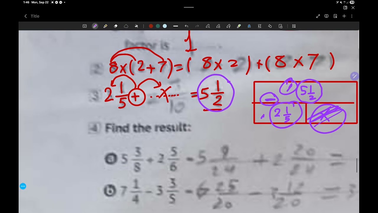 Primary 6 exam on unit one