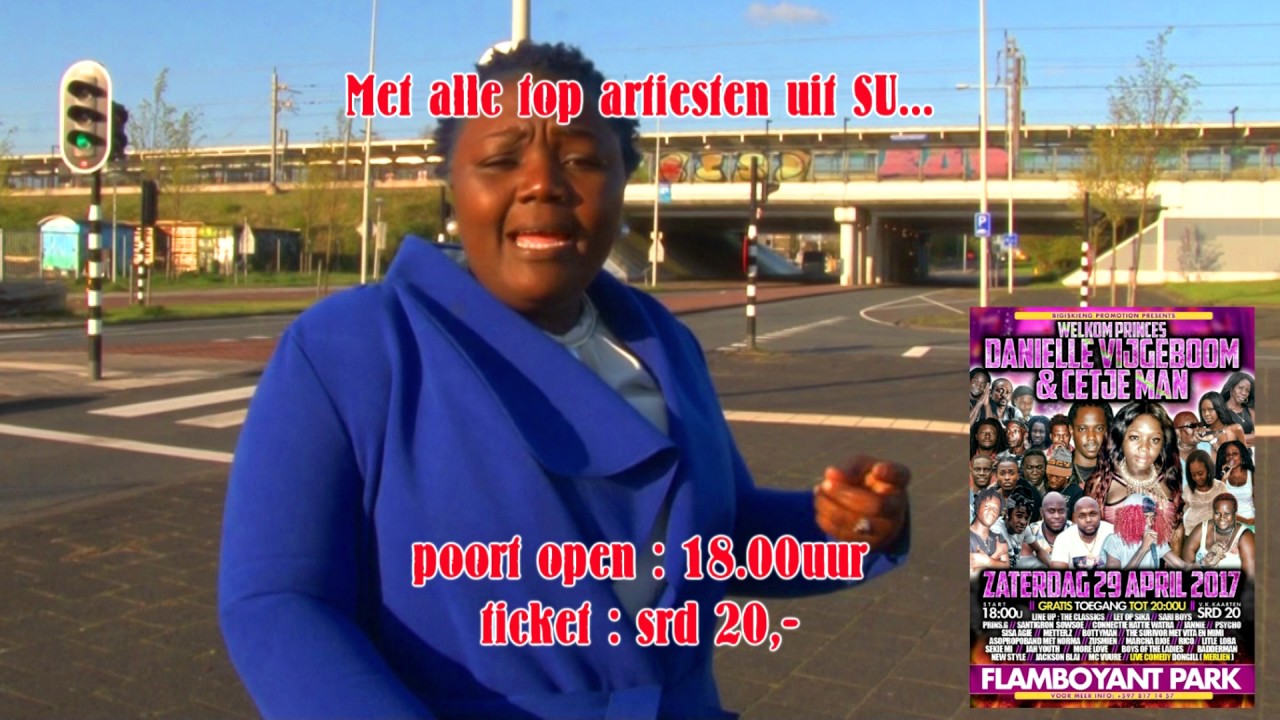 Welkom Prin6 Dani en Cetje man in Flamboyant Park op 29 april 2017