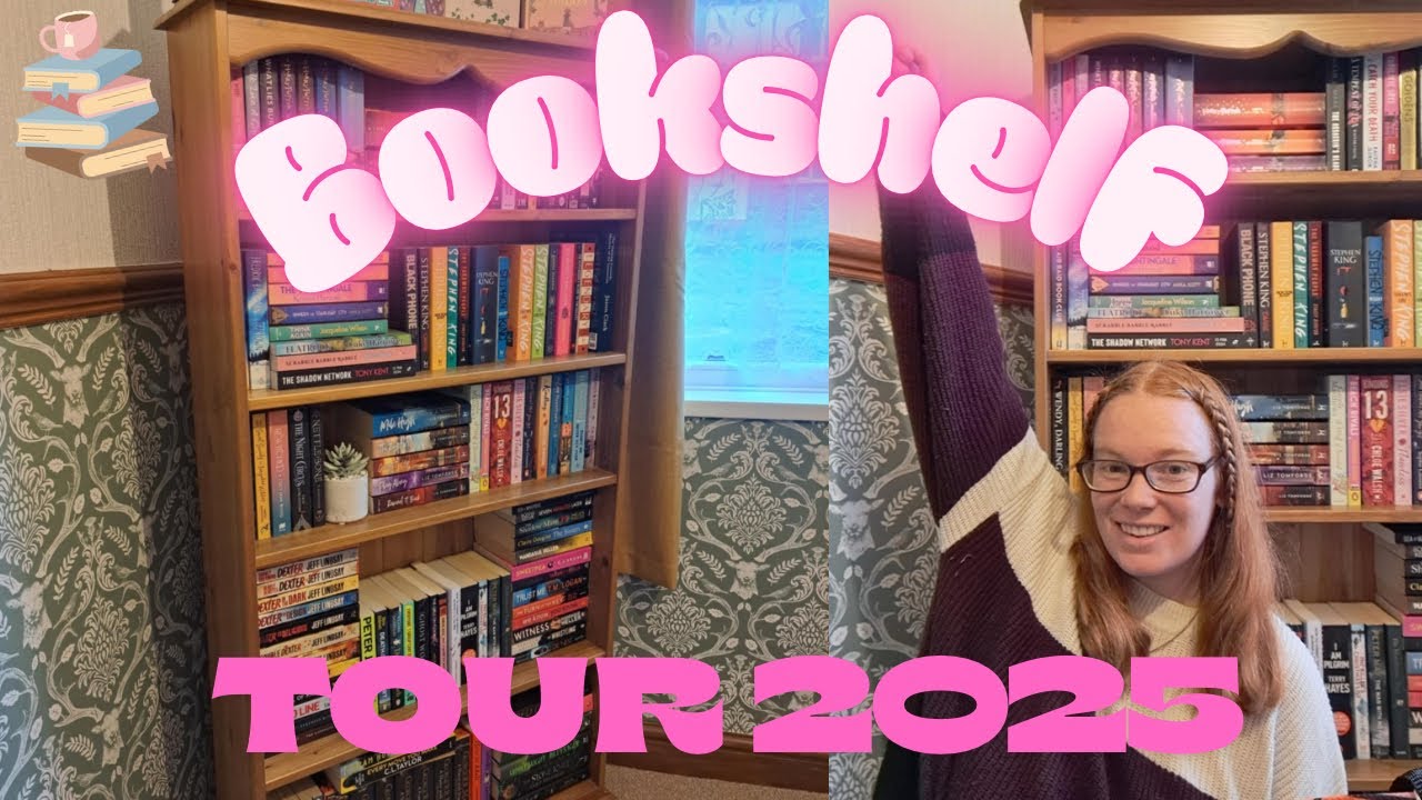 2025 Bookshelf Tour- New bookshelves, new setting, I'm excited to be back!📖🥰
