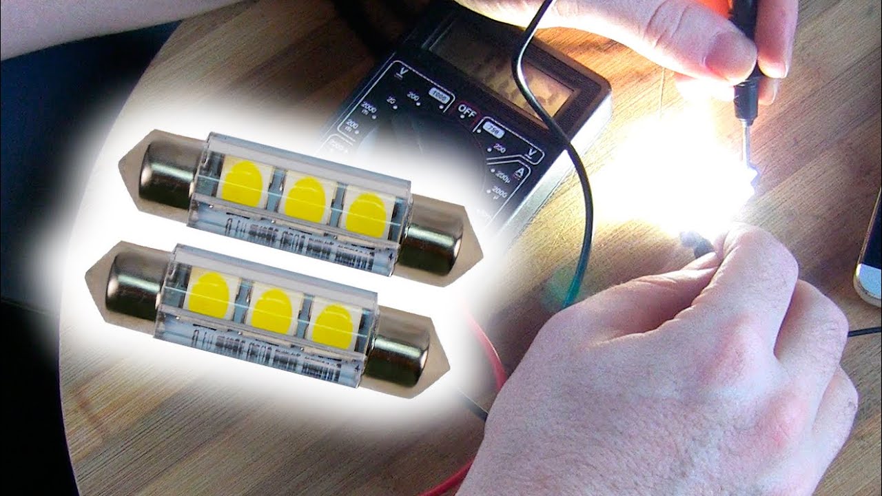 Review: Pure white LED 38mm festoon bulbs, 4500 K 3x 5050 SMDs