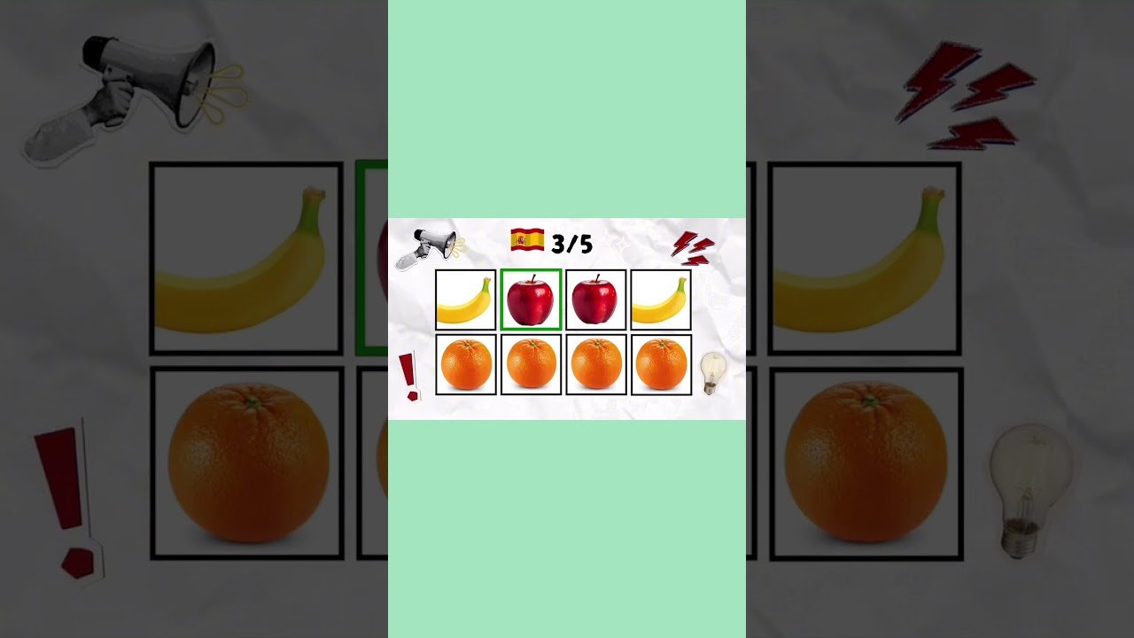 Say the word on beat in spanish 🇪🇸🍉🍊🍋