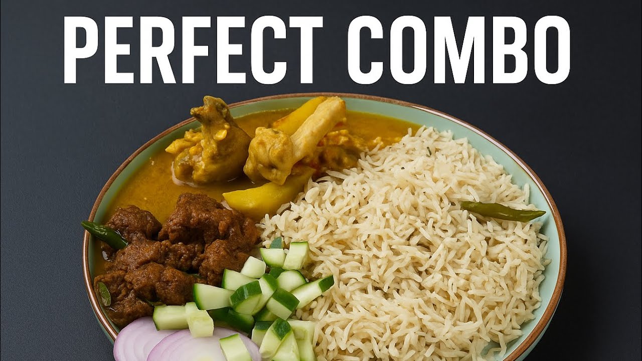 “Mutton Sukka • Bagara Rice • Daalcha— The Perfect Hyderabadi Trio”