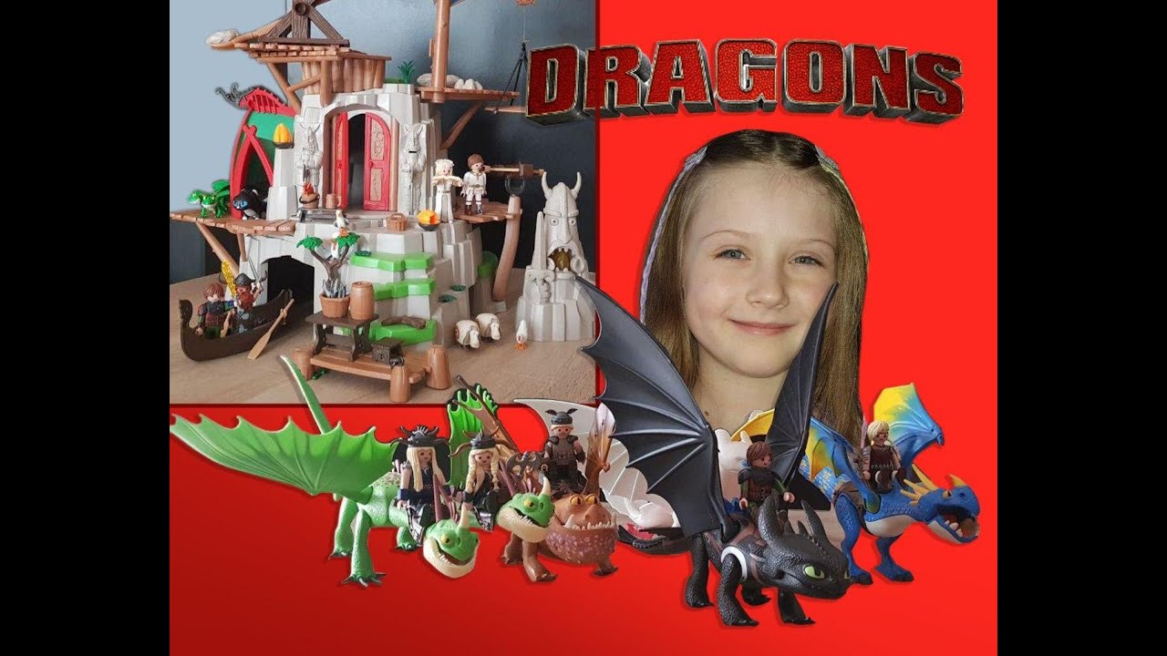 Playmobil  Dragons Berk  игрушки для детей. Как приручить дракона. Беззубик игрушка. Dragons