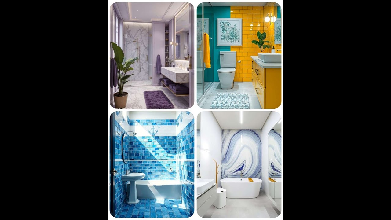 Bathroom tiles design 2025||  Washroom tiles idea|| Bathroom tiles colour combination ||