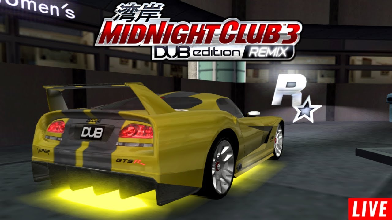 🔴 MIDNIGHT CLUB 3 - PEGANDO TODAS AS LOGOS DA ROCKSTAR (AO VIVO)