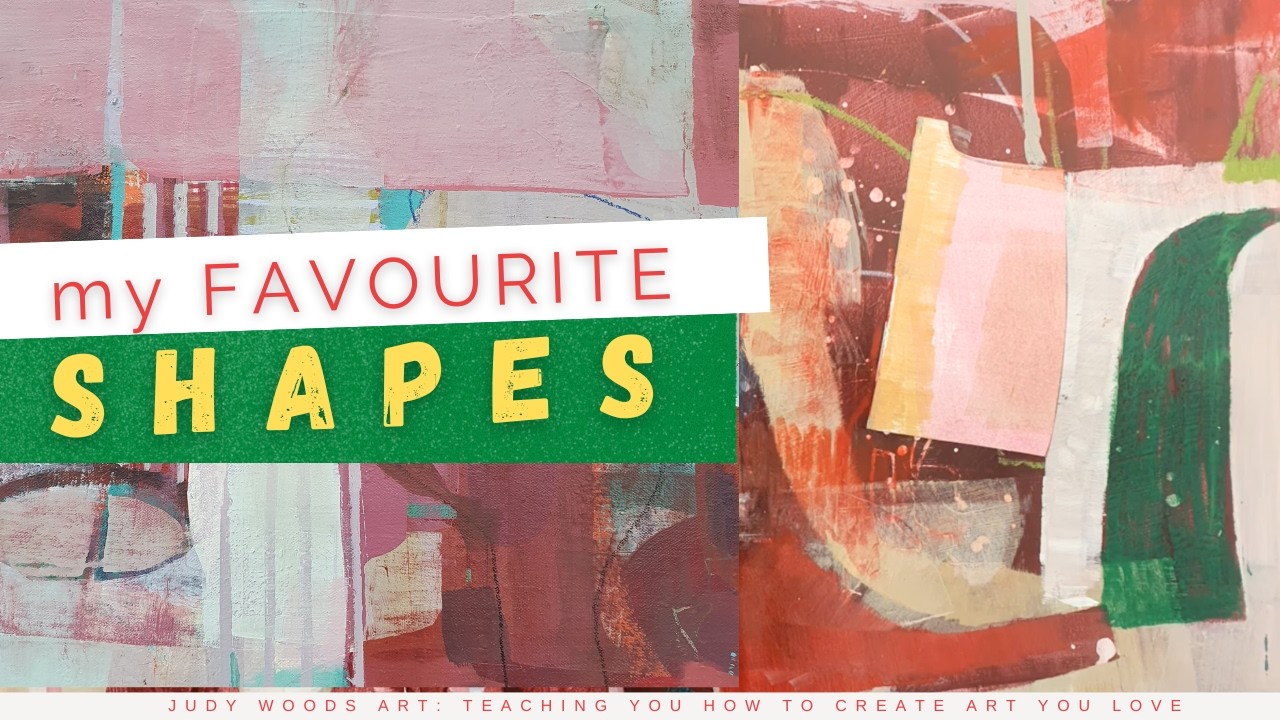 Abstract Painting with Shapes