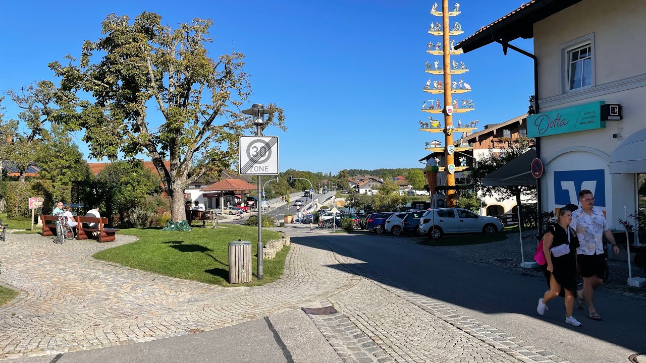 Seebruck am Chiemsee - Grabenst&auml;tt Autofahrt | Bayern, Deutschland