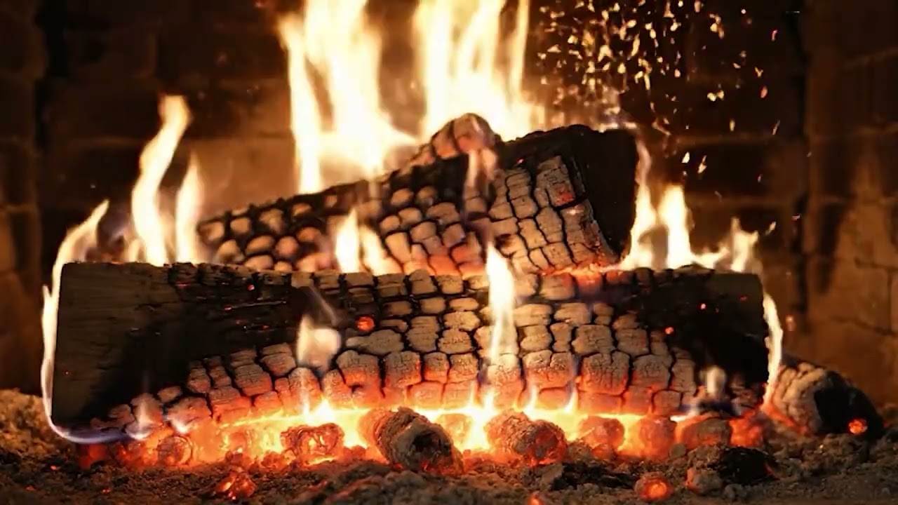 2 Hour Fireplace Ambience – Cozy Crackling Fire Sounds for Relaxation, Study & Sleep (No Music)