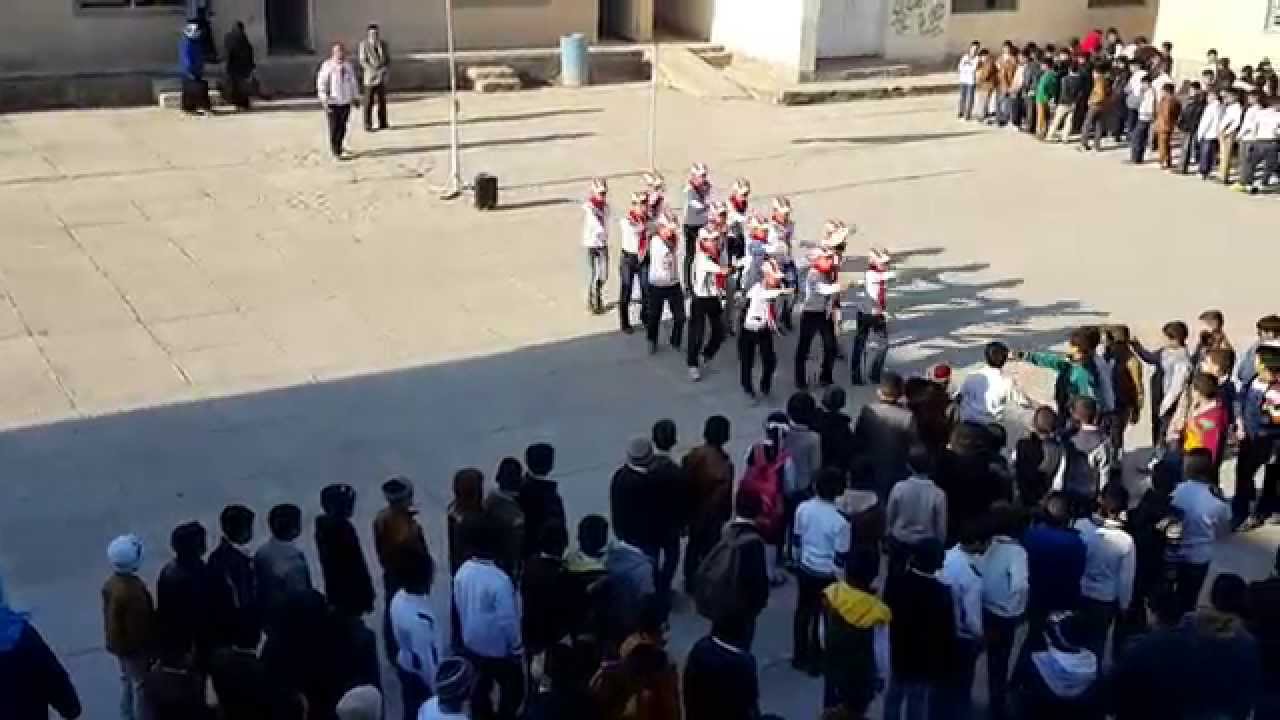 احلى انسحاب لكشافة وتلاميذ مدرسة دجلة من العرض الصباحي