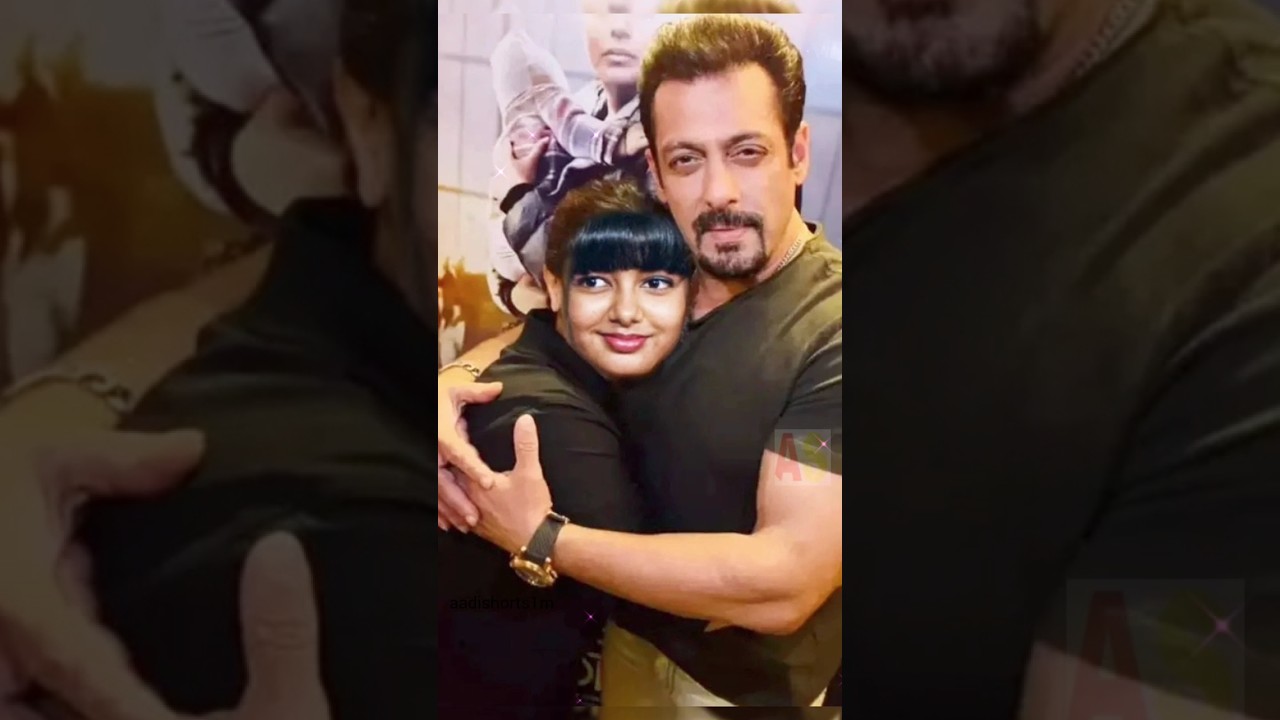 Salman khan 😎with Aishwarya Rai 🔥💞Cute Princess daughter Look Like #Aaradhya Bachchan😍