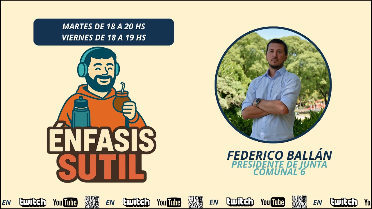 Federico Ballán: “Trabajamos de solucionar problemas y quilombos vecinales del día a día.”